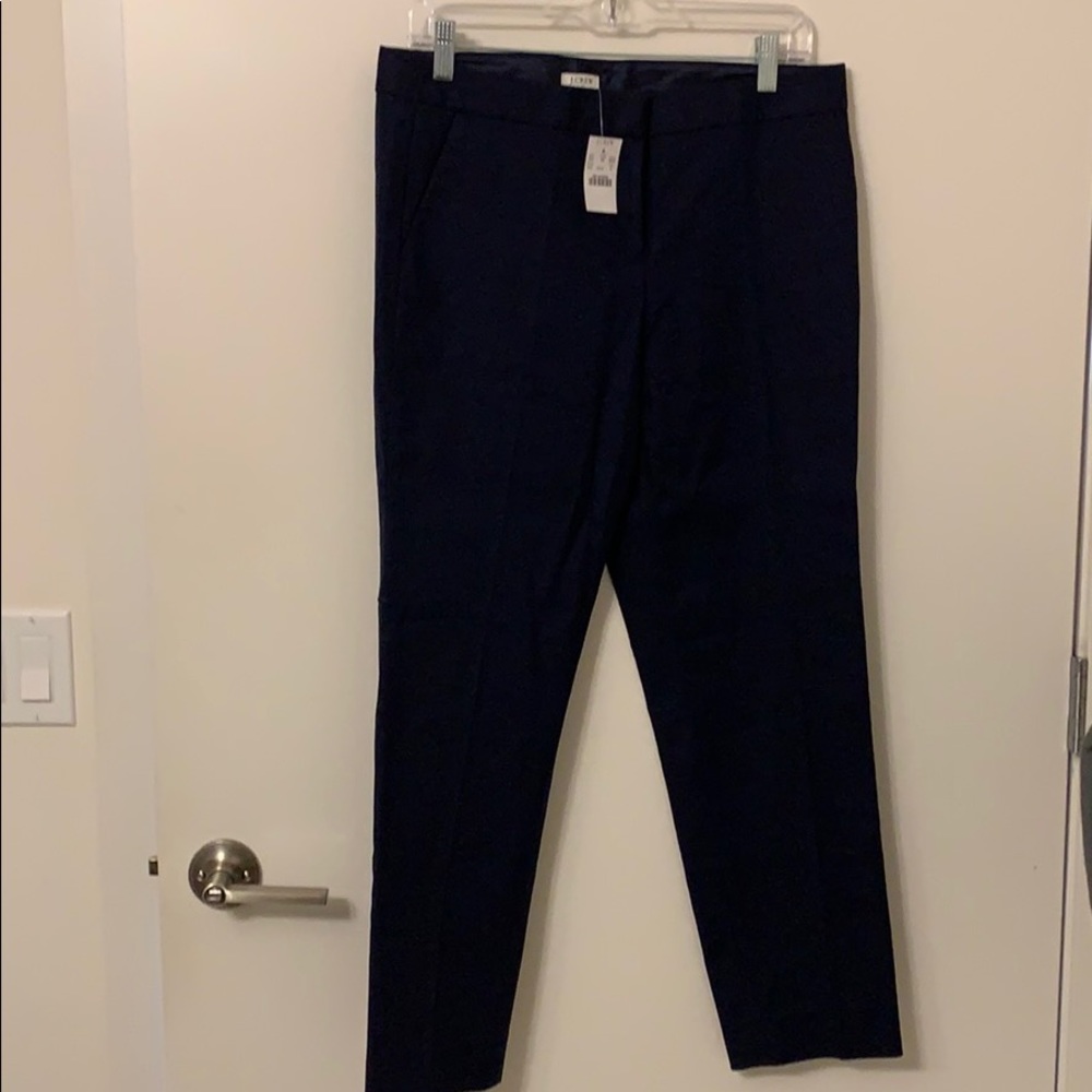 Nbw blue jcrew cropped pants
